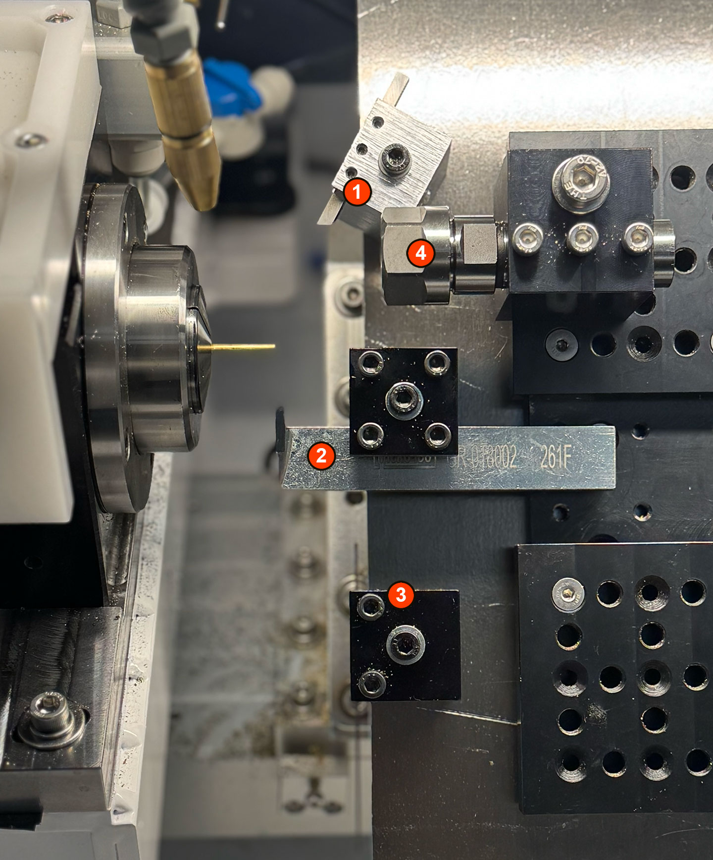 lathe setup